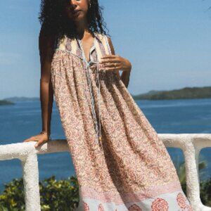 Daughters of India Aahna Dress in Blue Bell ~ Never worn